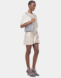 Mini-Kleid mit Schleife und Rücken-Cut-Out