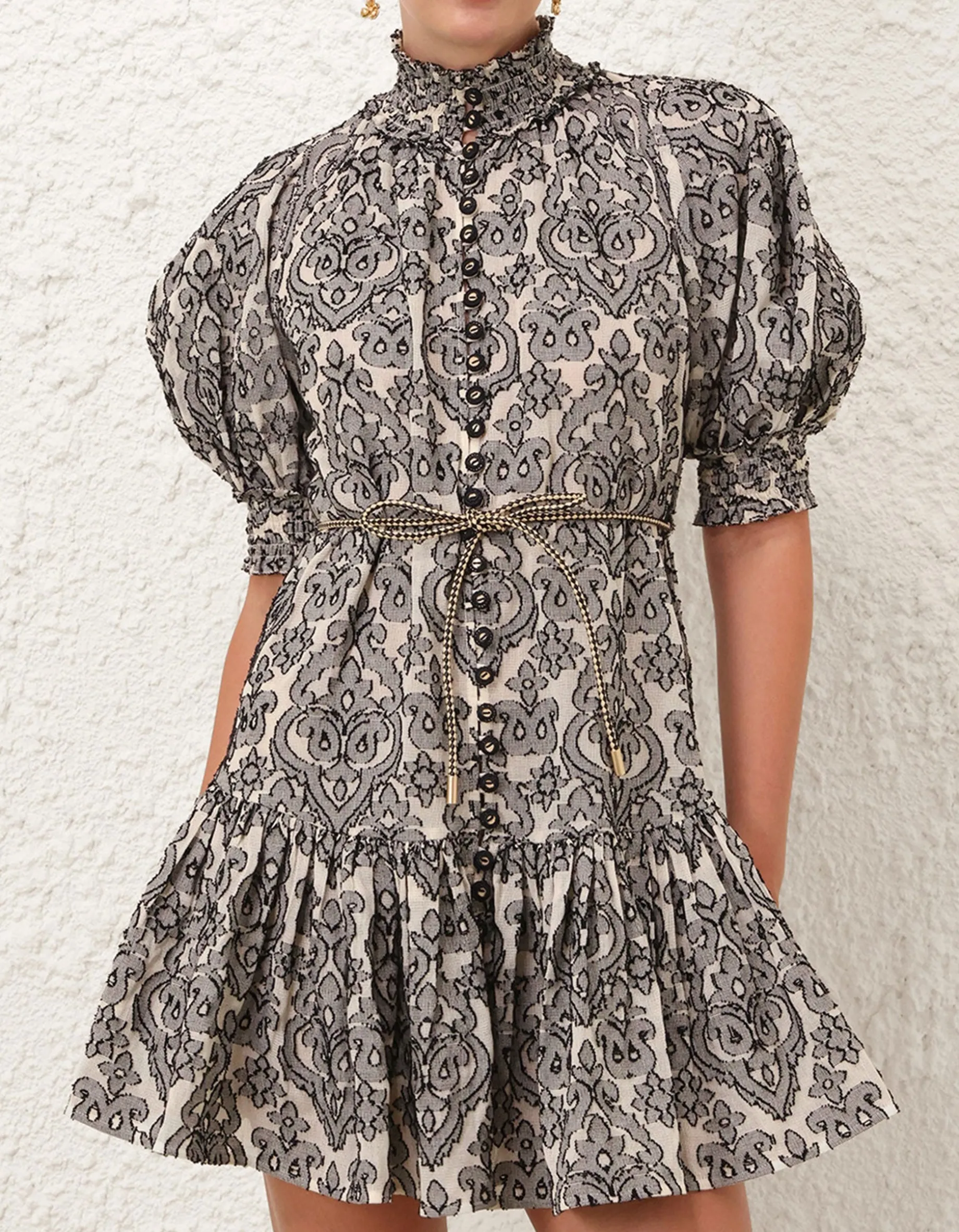 Mini-Kleid Wylie mit Bindegürtel