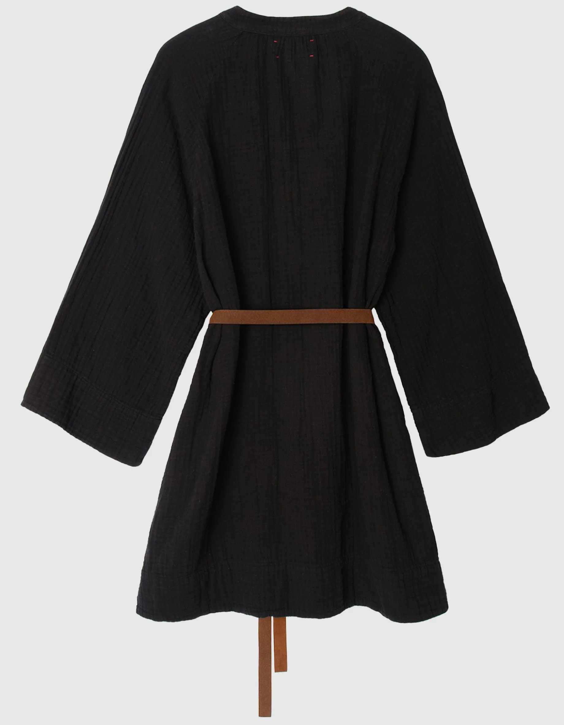 Musselin-Kleid Carlotta mit Bindegürtel