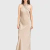 Neckholder Satin-Kleid Pandora