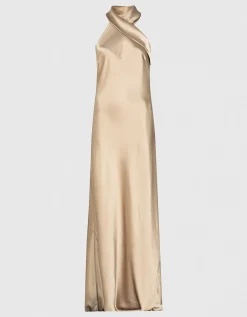Neckholder Satin-Kleid Pandora