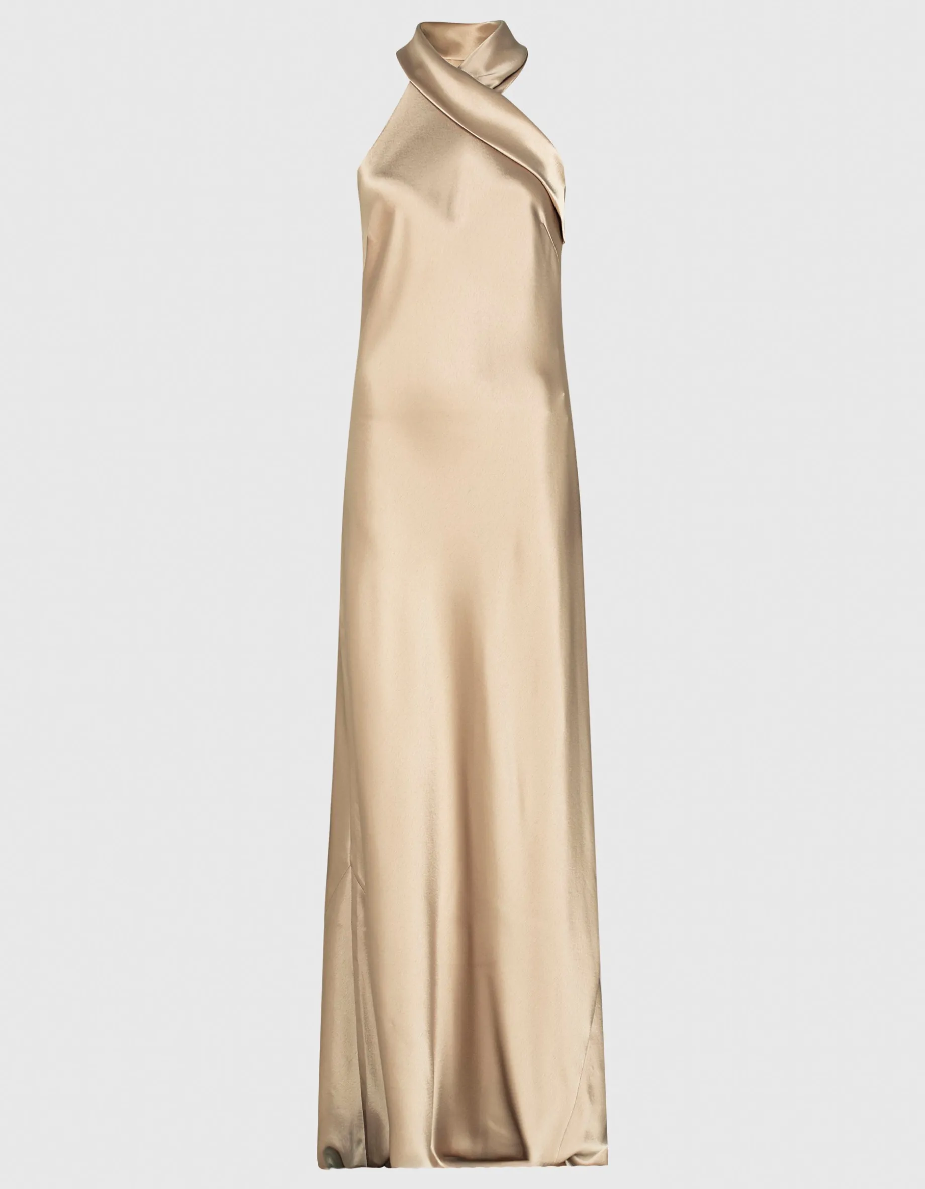 Neckholder Satin-Kleid Pandora