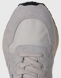 Nylon-Sneaker mit Wildleder-Details
