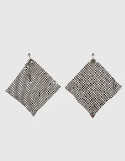 Ohrringe mit Metallplättchen