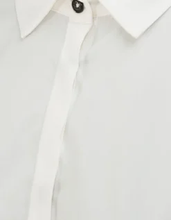 Oversize Bluse mit Brusttasche
