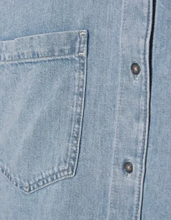 Oversize Denim-Hemdkleid Kansas