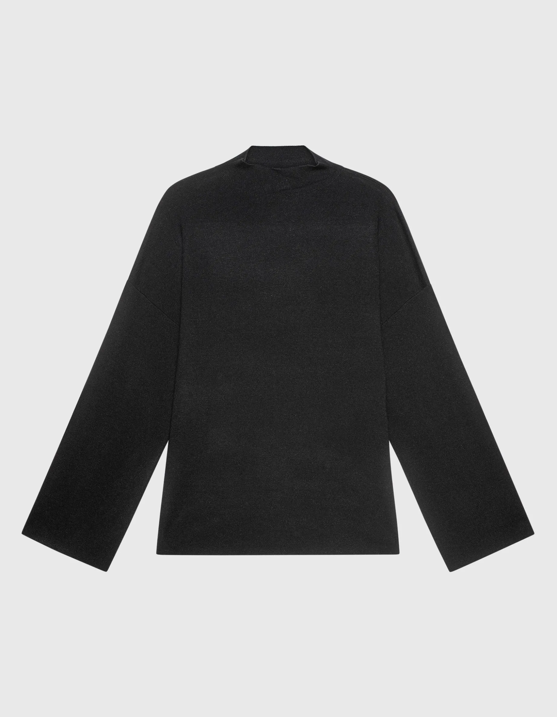 Oversize Feinstrickpullover Allissona mit Stehkragen