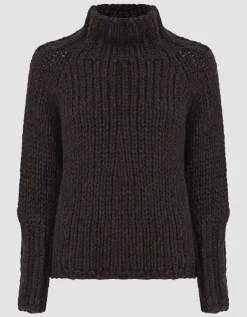 Oversize Grobstrick-Kaschmirpullover