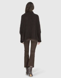 Oversize Grobstrick-Kaschmirpullover