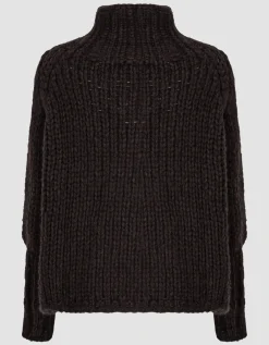 Oversize Grobstrick-Kaschmirpullover
