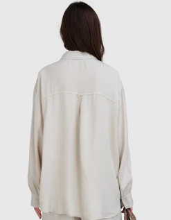 Oversize Hemdbluse