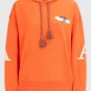 Oversize Hoodie mit Stickereien
