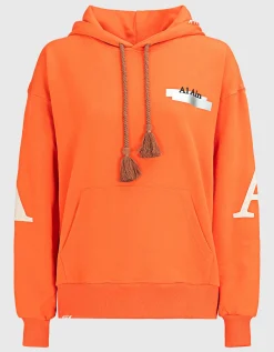 Oversize Hoodie mit Stickereien