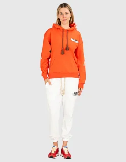 Oversize Hoodie mit Stickereien