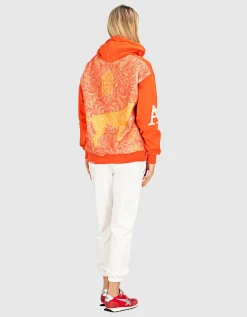 Oversize Hoodie mit Stickereien
