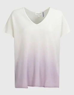 Oversize Kaschmir-Kurzarm-Shirt