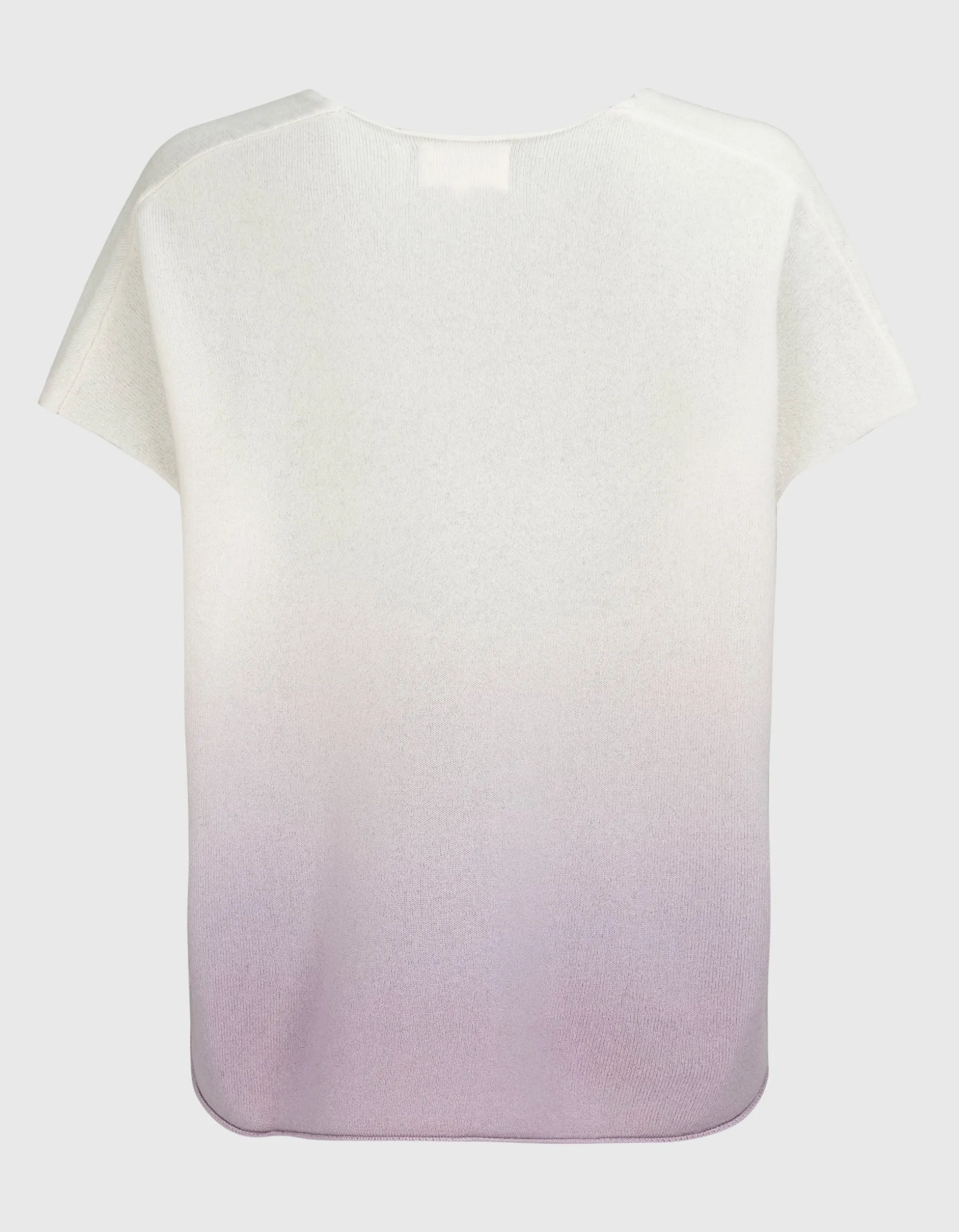 Oversize Kaschmir-Kurzarm-Shirt