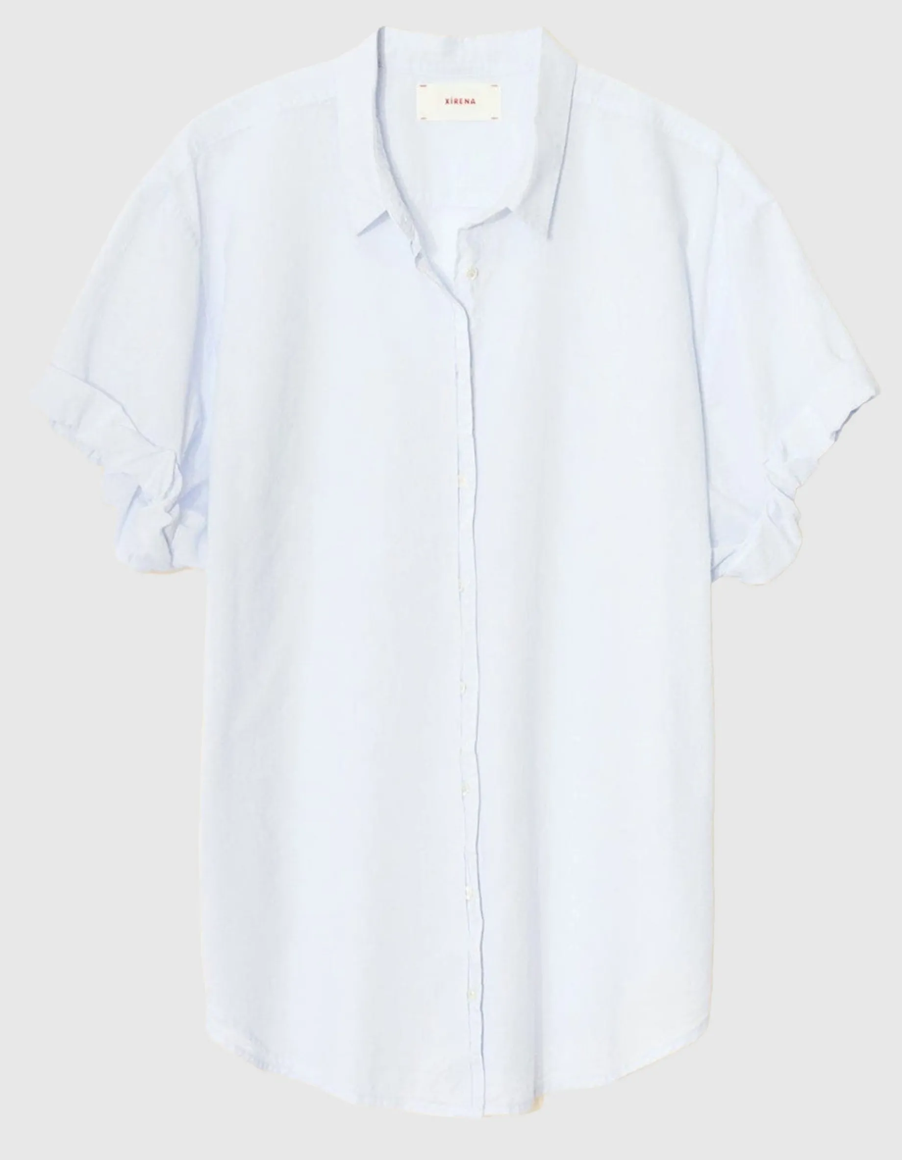 Oversize Kurzarm-Bluse Channing