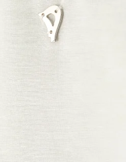 Oversize Kurzarm-Bluse mit Bindedetail