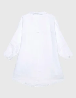 Oversize Leinen-Bluse