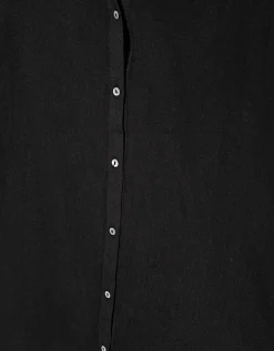 Oversize Leinen-Bluse
