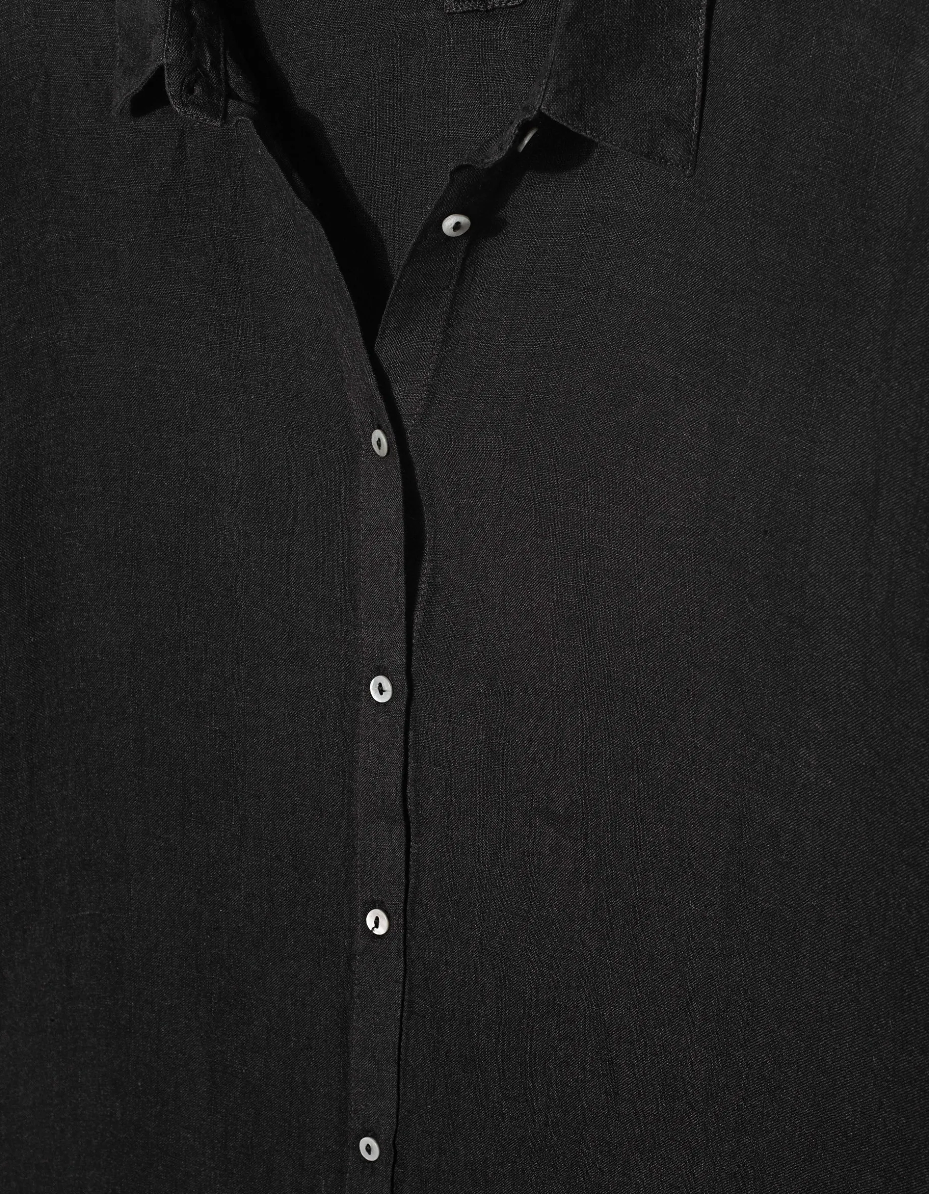 Oversize Leinen-Bluse
