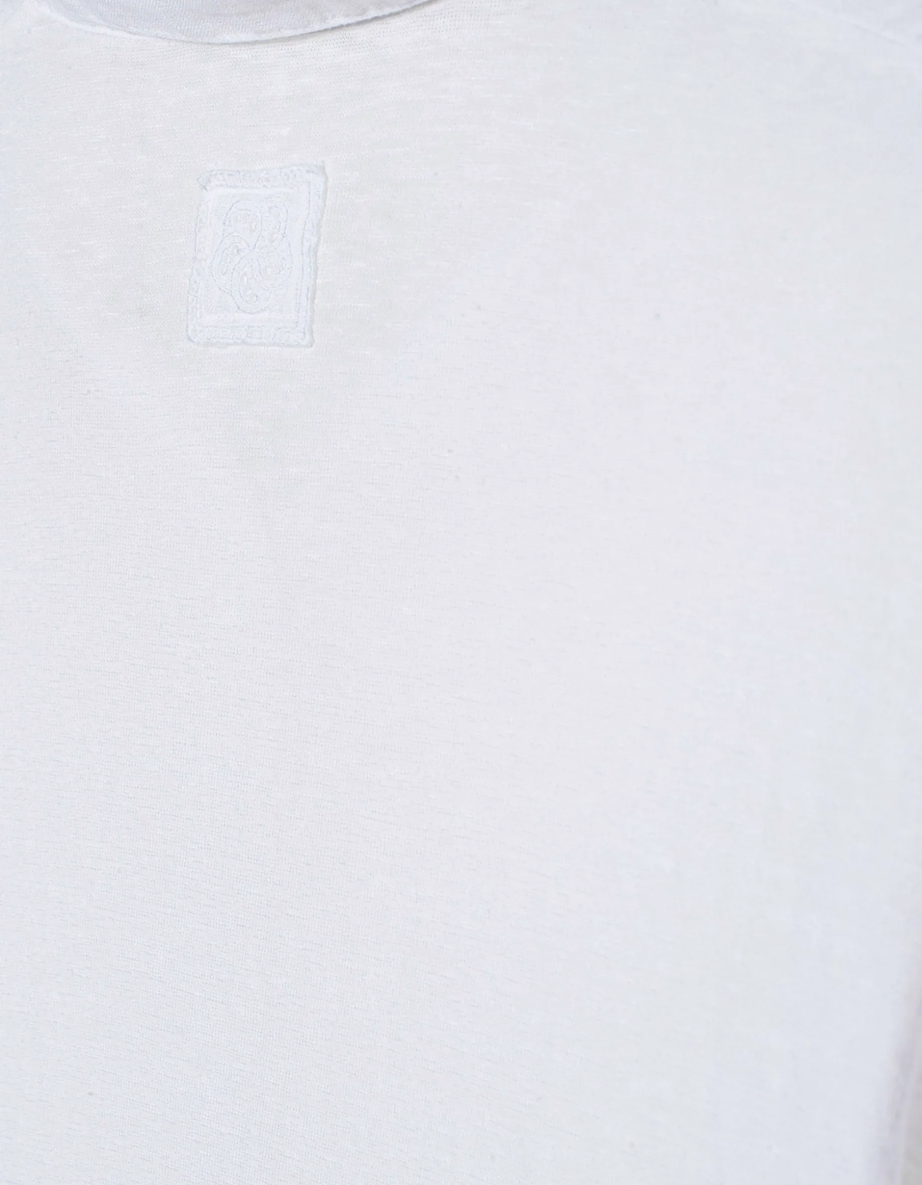 Oversize Leinen-Kurzarm-Bluse