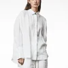 Oversize Leinen-Mix Hemd