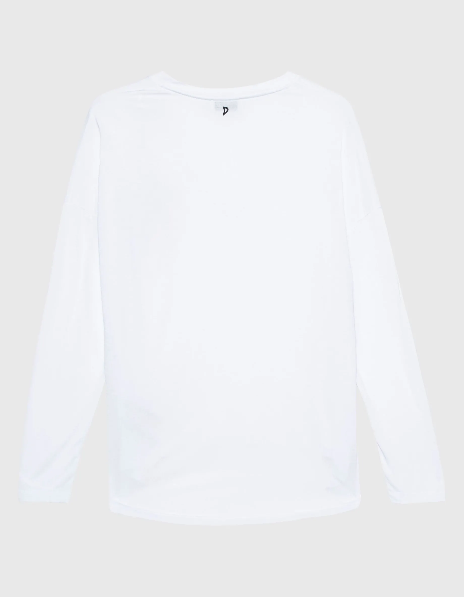 Oversize Longsleeve mit Seidenanteil