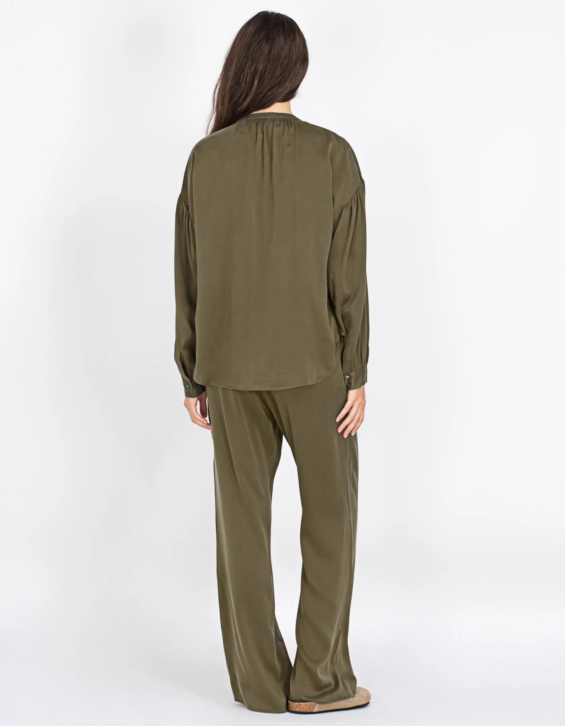 Oversize Seiden-Bluse Mayson
