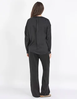 Oversize Seiden-Bluse Mayson