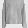 Oversize Strickpullover mit Rundhalsausschnitt