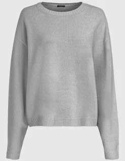 Oversize Strickpullover mit Rundhalsausschnitt
