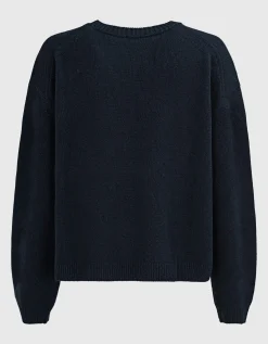 Oversize Strickpullover mit Rundhalsausschnitt