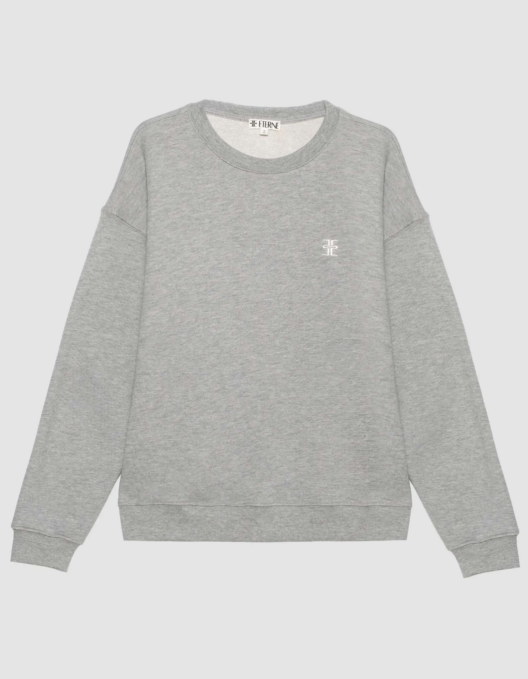 Oversize Sweatshirt mit Labelstickerei