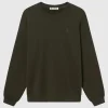 Oversize Sweatshirt mit Labelstickerei