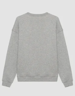 Oversize Sweatshirt mit Labelstickerei