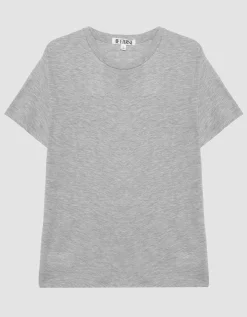 Oversize T-Shirt Chloe Boyfriend mit offener Ausschnittkante