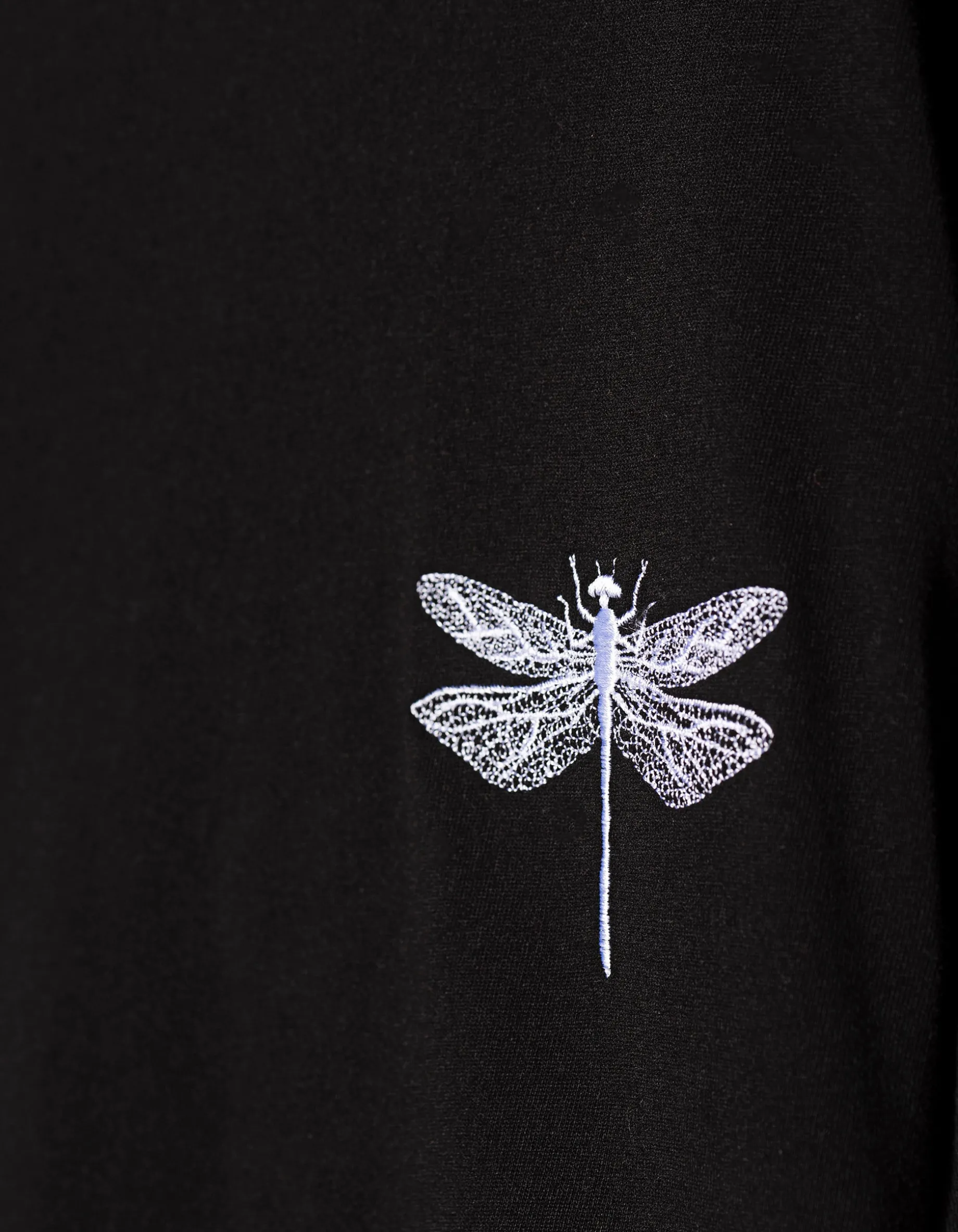 Oversize T-Shirt mit Binde-Details und dekorative Stickerei