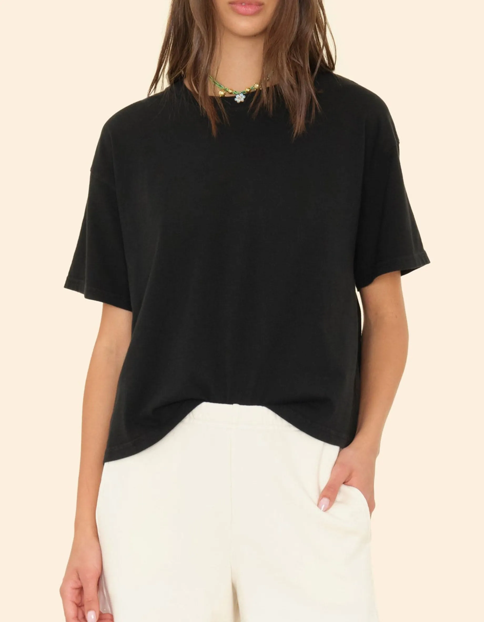 Oversize T-Shirt Palmer mit Rundhalsausschnitt