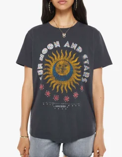 Oversize T-Shirt The Rowdy mit Strasssteinen