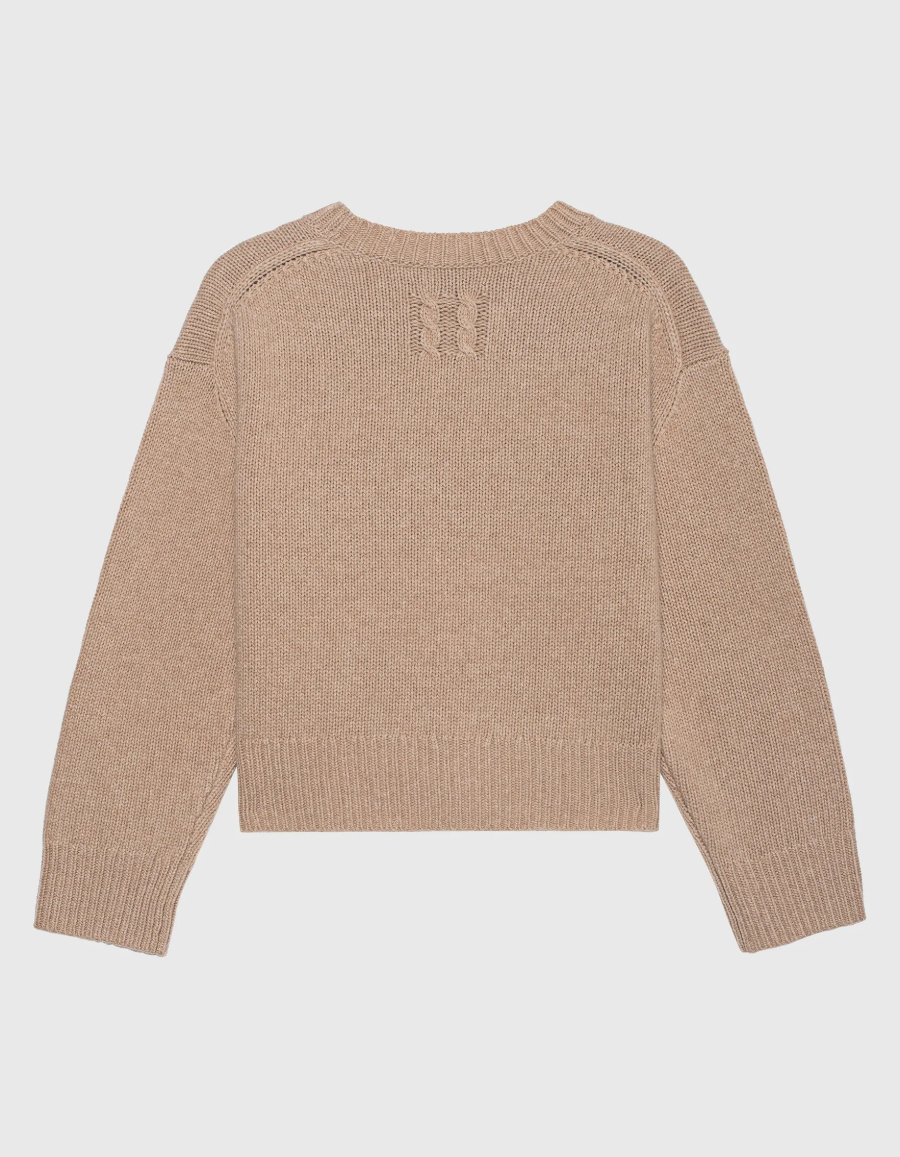 Oversize Woll-Pullover Haisley mit Rundhalsausschnitt