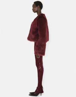 Oversized Faux-Fur Jacke