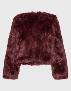 Oversized Faux-Fur Jacke