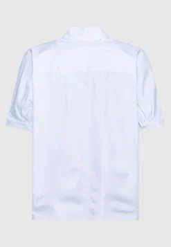 Oversize-Kurzarm-Bluse