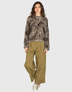 Pullover in Camouflage Optik
