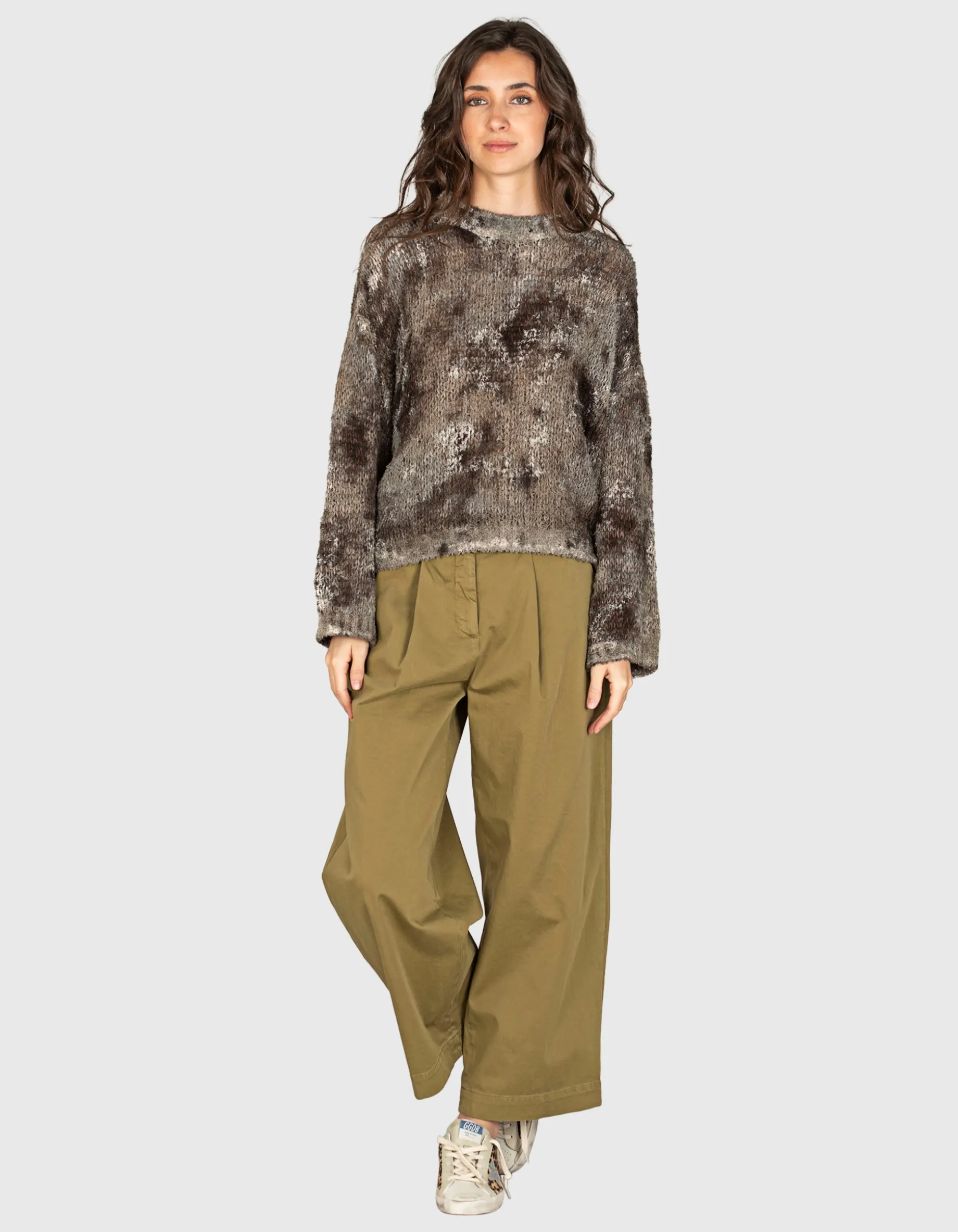 Pullover in Camouflage Optik