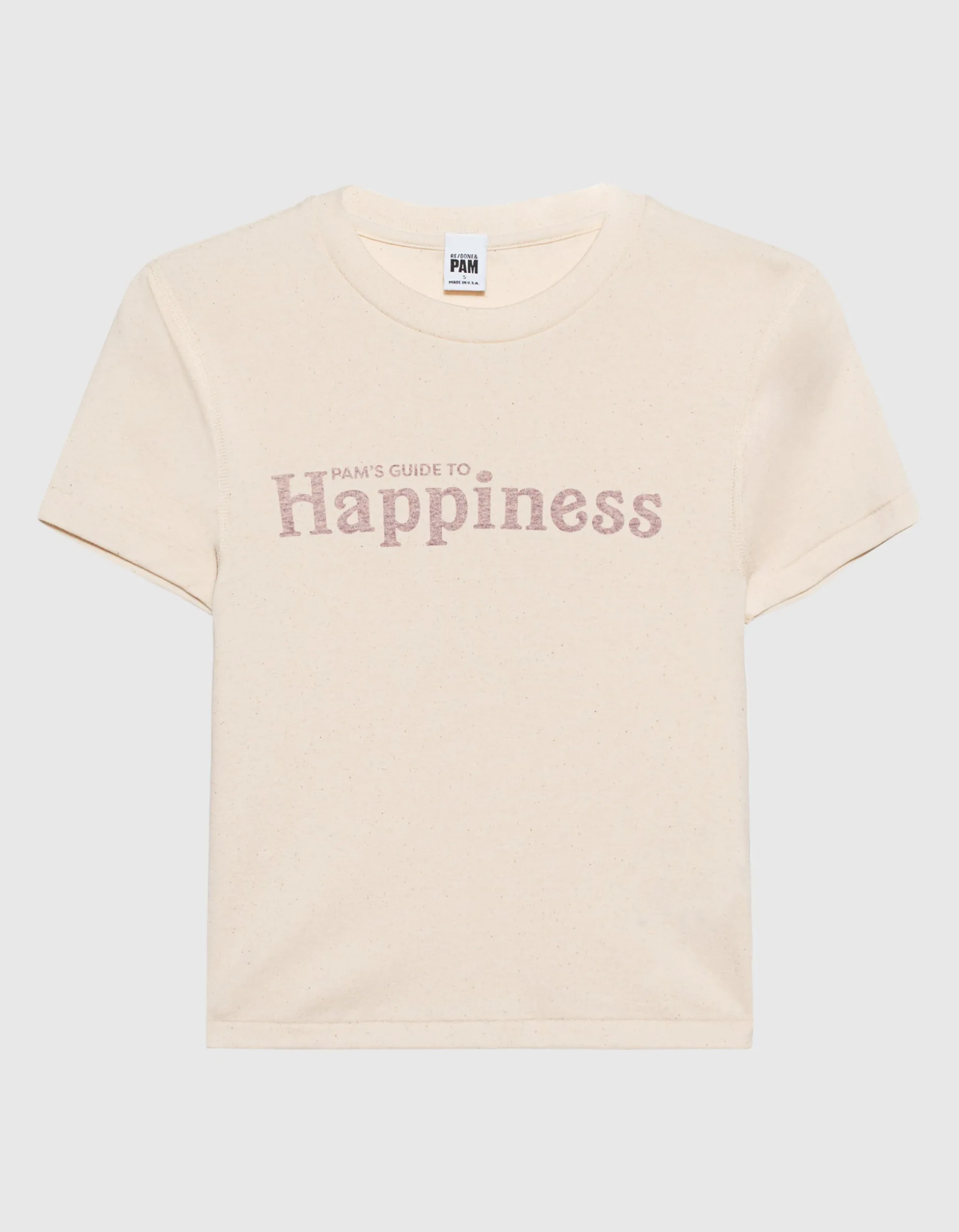 RE/DONE x PAM Bedrucktes T-Shirt im Vintage-Look