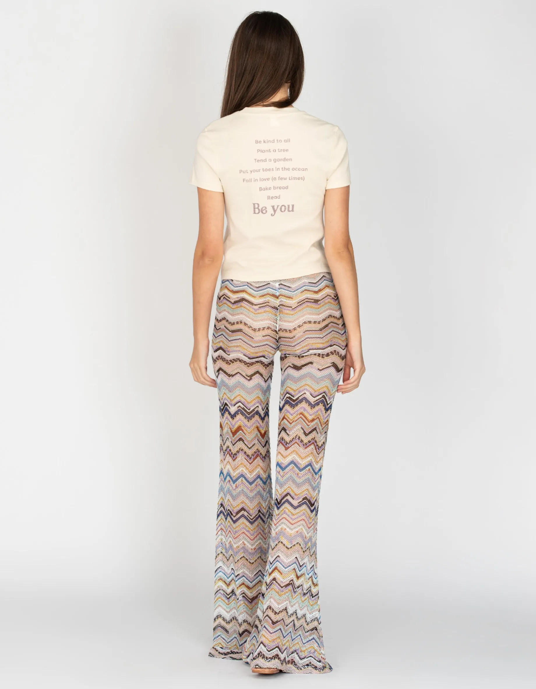 RE/DONE x PAM Bedrucktes T-Shirt im Vintage-Look