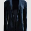 Samt-Blazer Julianne mit Seidenanteil